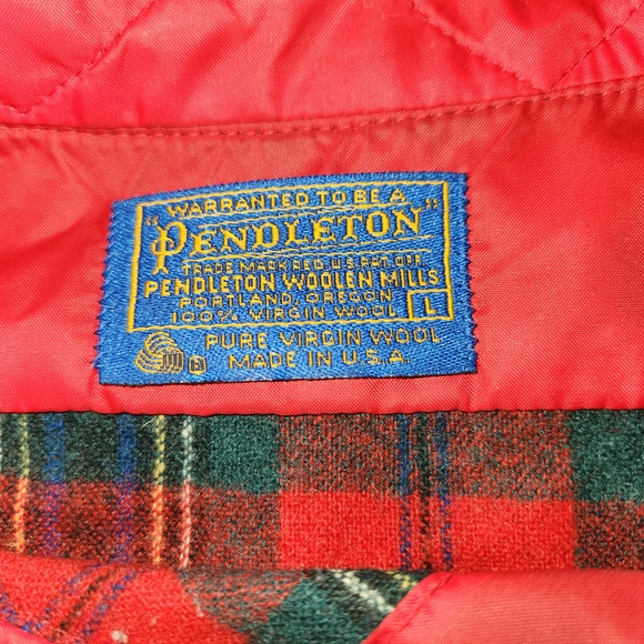 Vintage Pendleton Wool 1960's-Early 1970's Authentic Mac Lean Tartan Shirt Large - Picture 11 of 12